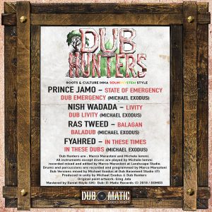 DUB HUNTERS Ep (Dub-O-Matic Records) new digital release 2024 Roots and culture