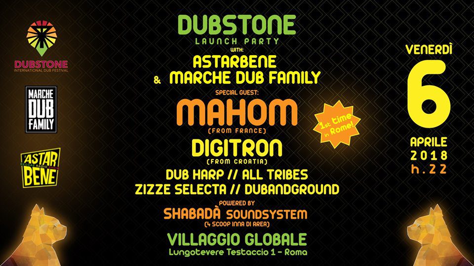 Mahom e Digitron at Villaggio Globale - Dubstone Launch Party