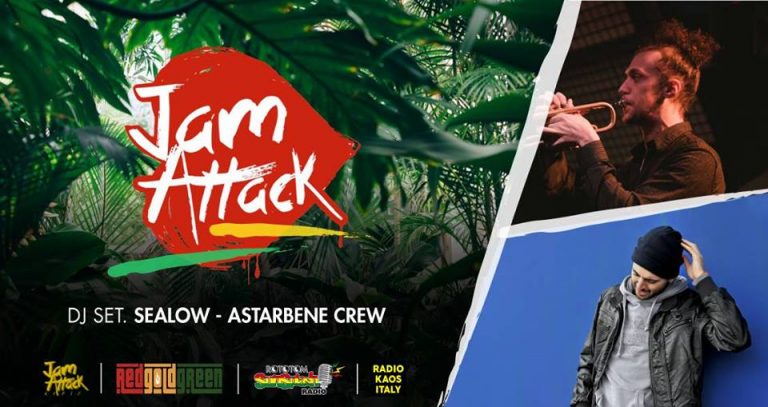 JAMATTACK RADIO “REGGAE meets BLACK” con Bump Trio / JanahDan / Fratini / Sealow / Astarbene Crew