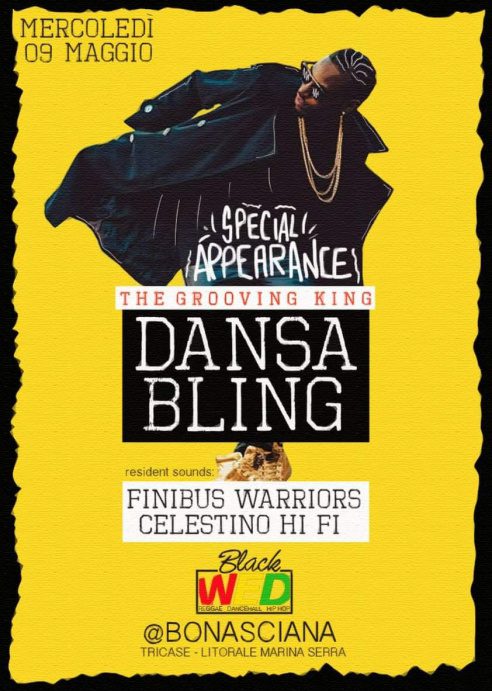 Black Wed Bonasciana Special DANSA BLING from Jamaica
