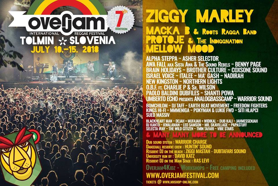 Overjam International Reggae Festival 2018