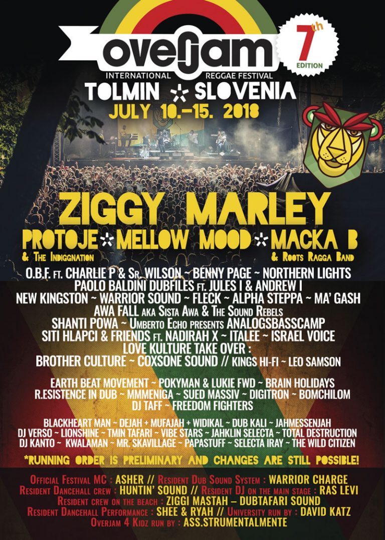 Line up completa e tutto pronto per l’Overjam 2018 Line up completa e tutto pronto per l’Overjam 2018