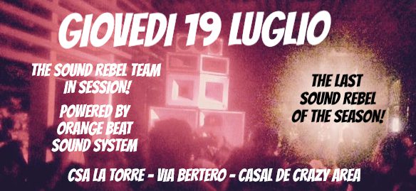 l’ultimo SOUND REBEL della stagione!