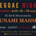 L'Altro Locale Reggae Night - Tsunami Massive Dj set & Showcase - FREE ENTRY