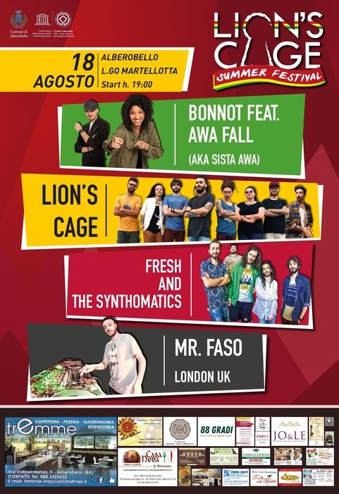 Lion's Cage Summer Festival - w/ Bonnot feat. Awa Fall