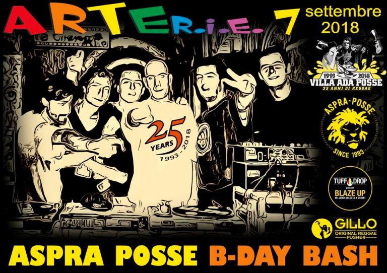 Aspra Posse B-Day Bash feat Villa Ada Posse + Gillo + Mrjoint Aspra Posse B-Day Bash feat Villa Ada Posse + Gillo + Mrjoint