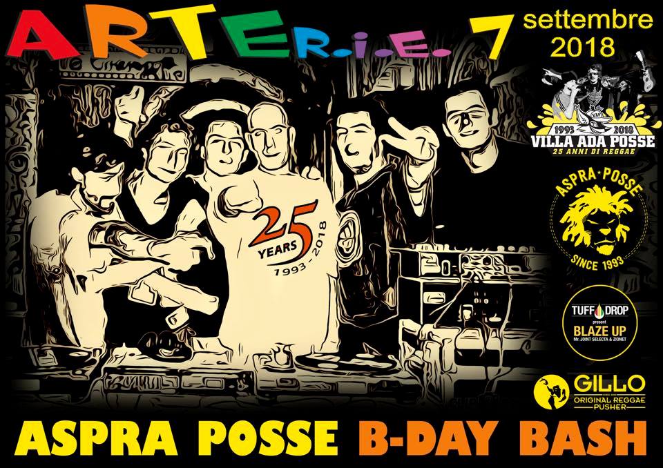 Aspra Posse B-Day Bash feat Villa Ada Posse + Gillo + Mrjoint