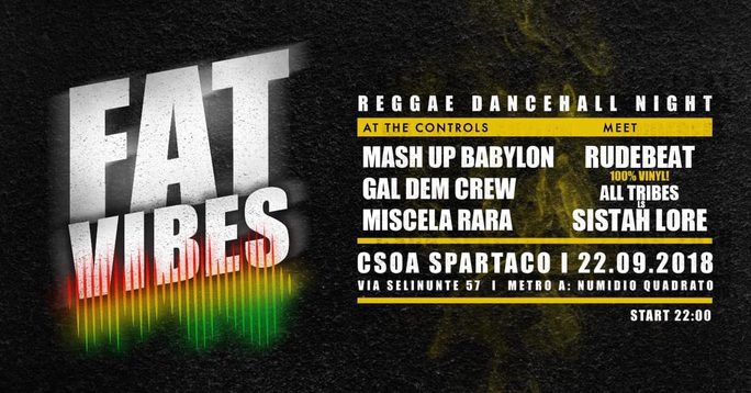 Fat Vibes ► Reggae Dancehall Night // Openin' Season Party