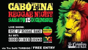 Reggae Night Cabotina / Rise Up Reggae Band + GVS
