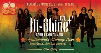 Live: Hi-Shine Ladies Reggae Band + dj set (Kontramina's Day)