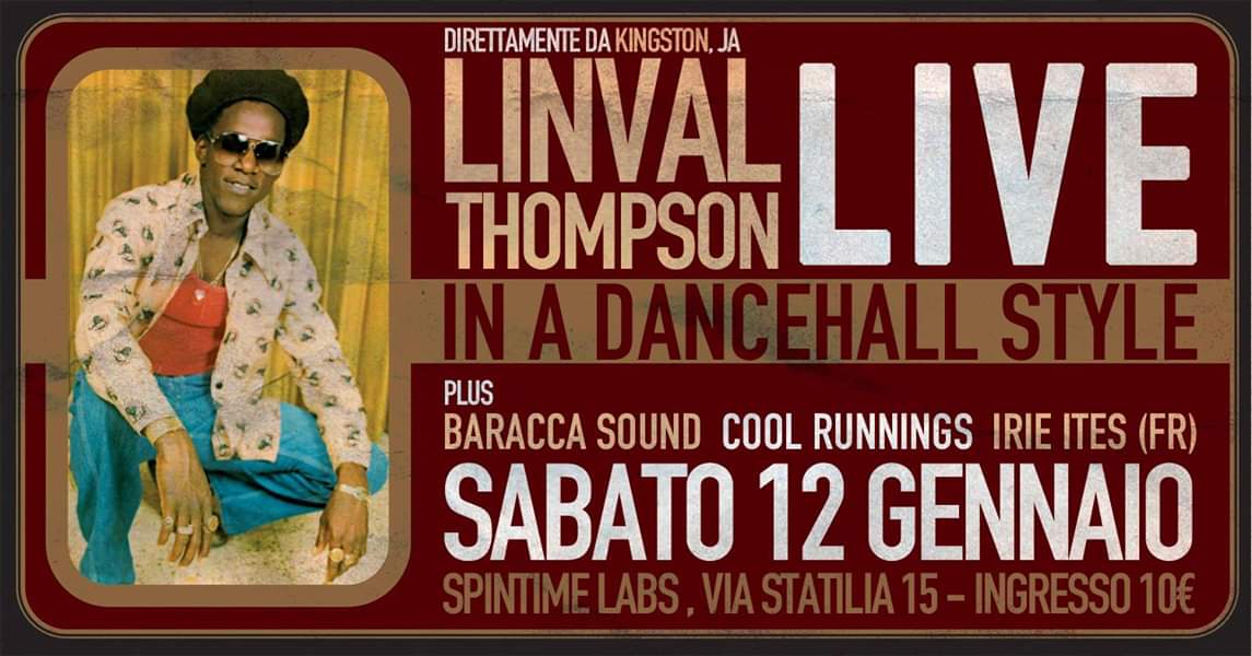 linval thompson live in a dance hall style