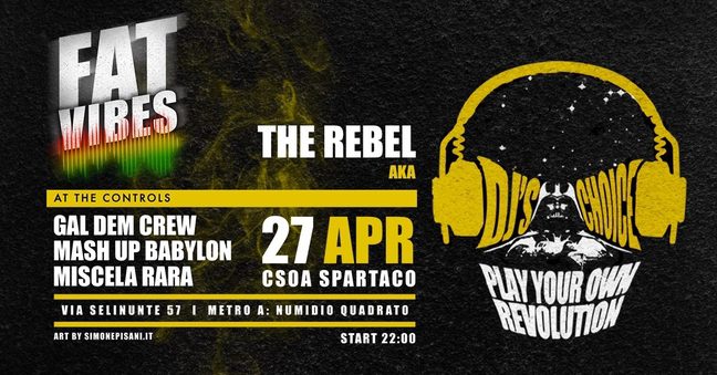 Fat Vibes ► Reggae dancehall night w/ Dj’s Choice Fat Vibes ► Reggae dancehall night w/ Dj’s Choice