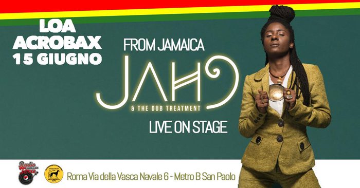 Jah9 & The Dub Treatment (from Jamaica) Live on stage