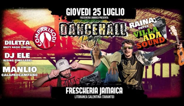 Dancehall Party @ Frescheria Jamaica ft. Raina VILLA + MANLIO