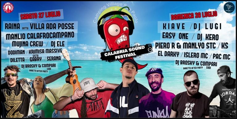 Calabria Sound Festival 2019 – 2° Edizione Calabria Sound Festival 2019 – 2° Edizione