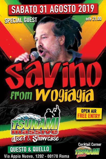 DIS n DAT Summer Party - Tsunami Massive w/ Savino from Wogiagia | Free Entry