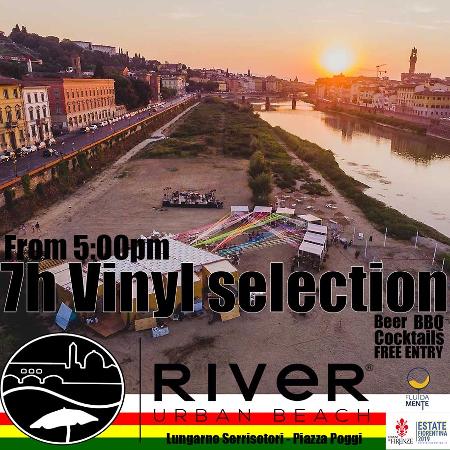 7h vinyl set by jah station@urbam river beach