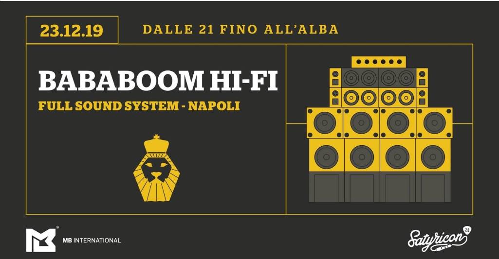 Sound System Culture / BabaBoom HI-FI / @Satyricon2.0 MB International