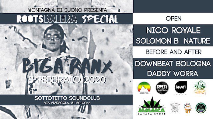 Roots Balera Special | Biga* Ranx live at Sottotetto (Bo)