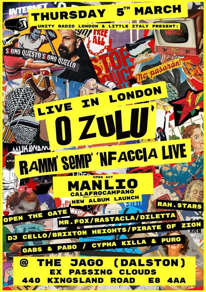 ZULU' 99 POSSE + MANLIO Album Launch