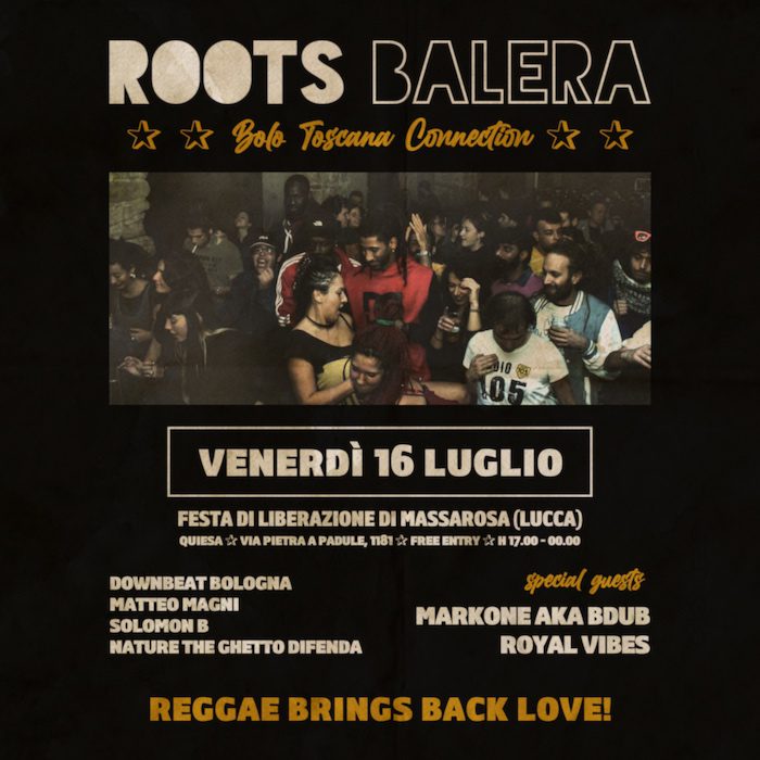 Roots Balera in Toscana! ★★ Festa di LiberAzione di Massarosa