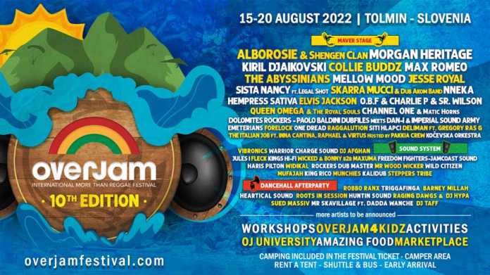 OverJam Festival si svolgerà a Tolmino (Slovenia) dal 15 al 20 agosto