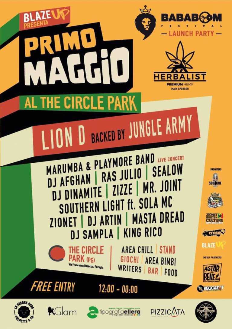 PRIMO MAGGIO @ THE CIRLCE PARK Bababoom Festival launch party PRIMO MAGGIO @ THE CIRLCE PARK Bababoom Festival launch party