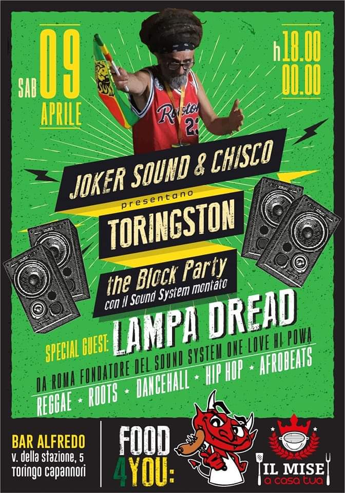 TORINGSTON The Block Party feat LAMPA DREAD from ONE LOVE HP