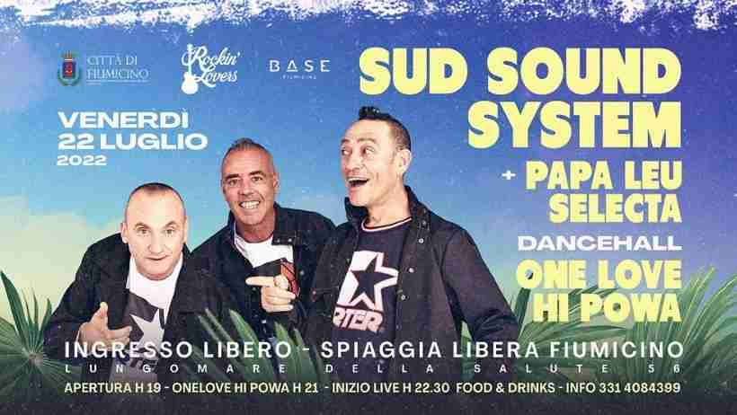 SUD SOUND SYSTEM LIVE SPIAGGIA LIBERA FIUMICINO