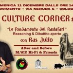 CULTURE CORNER #2 "Le Fondamenta del RastafarI" with RasJulio