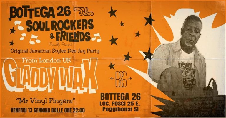 Original Jamaican Style Dee Jay Party with Soul Rockers & GLADDY WAX Original Jamaican Style Dee Jay Party with Soul Rockers & GLADDY WAX