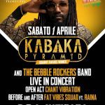 KABAKA PYRAMID & THE BEBBLE ROCKERS in concerto