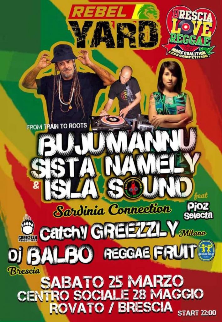REBEL YARD Brescia love reggae