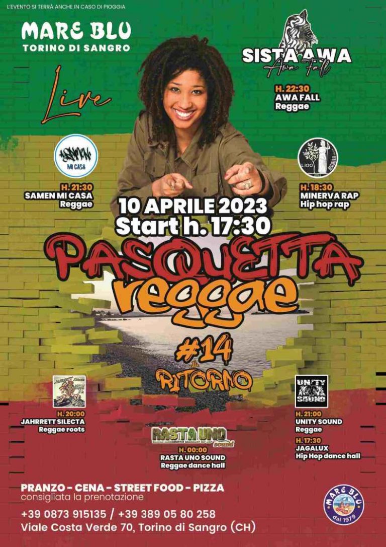 PASQUETTA REGGAE 14 Torino di Sangro PASQUETTA REGGAE 14 Torino di Sangro