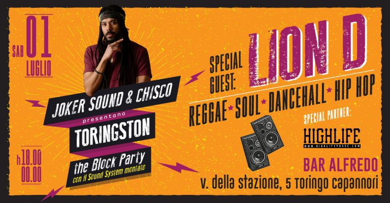 TORINGSTON #7 Joker Sound & Chisco / GUEST: LION D
