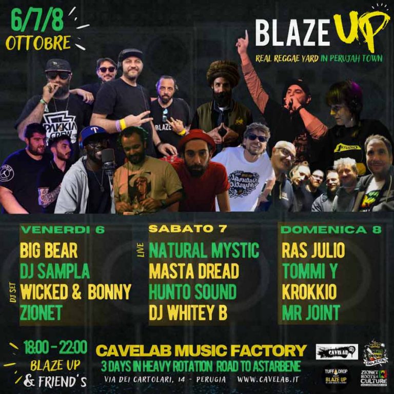 BLAZE UP CREW in vetrina