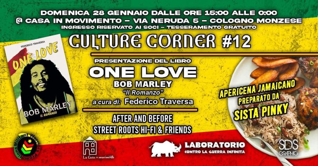 CultureCorner#12 Presentazione del libro "OneLove - Bob Marley - il romanzo"