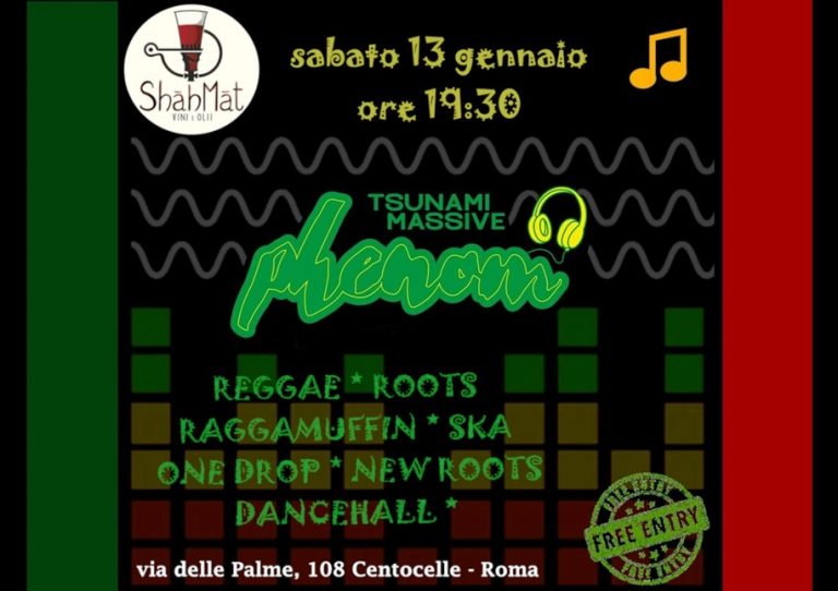 Aperitivo w/ Dj Phenom – Free Entry