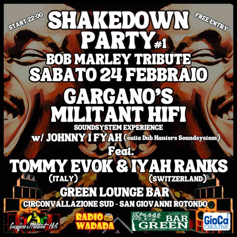 Shakedown Party #1 – Bob Marley Tribute Shakedown Party #1 – Bob Marley Tribute