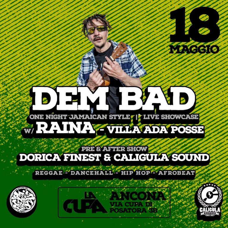 DEM BAD – One Night Jamaican Style / Raina outta Villa Ada Posse DEM BAD – One Night Jamaican Style / Raina outta Villa Ada Posse