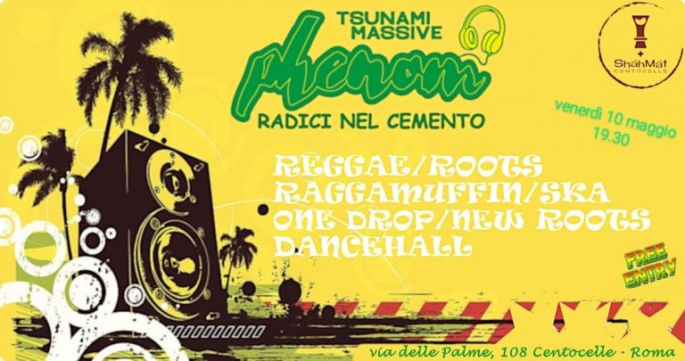 Aperitivo w/ Dj Phenom (from TM & RnC) – Free Entry
