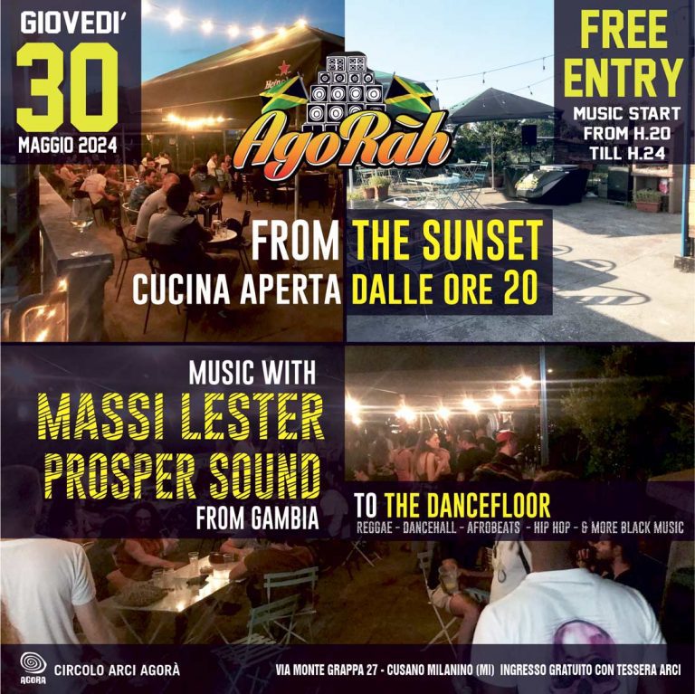 Agoràh Thursday Vibes | w/ Massi Lester / Prosper sound