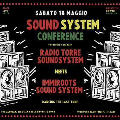 Sound System Conference 2 sounds in one yard