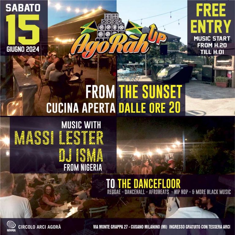 Agoràh up | w/Massi lester & Dj Isma