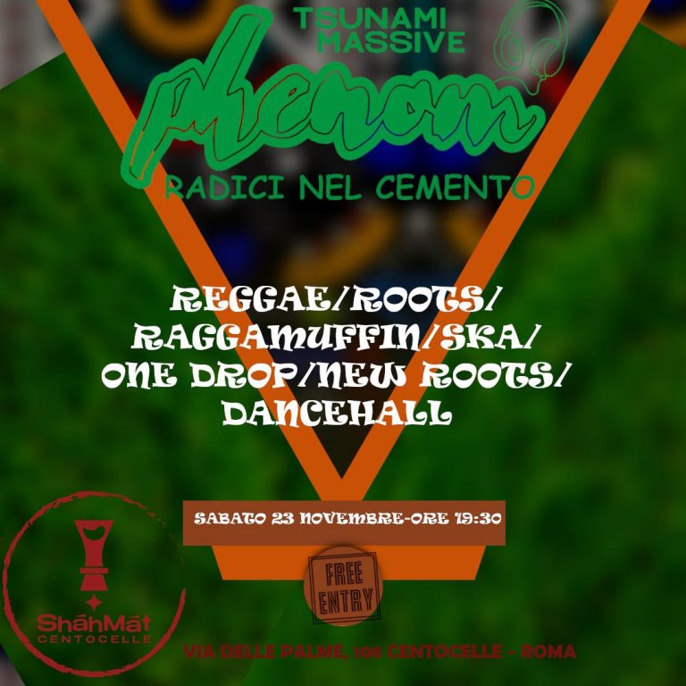 Aperitivo w/ Dj Phenom (from TM & RnC) – Free Entry