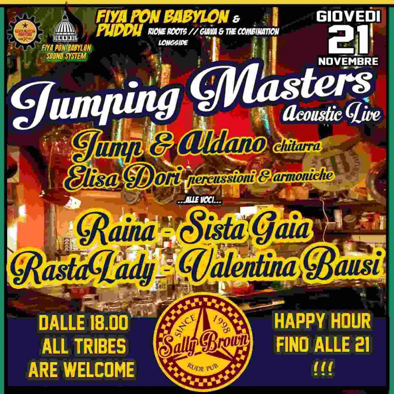Jumping masters acoustic live  RAINA – SISTA  GAIA – RASTA LADY – VALENTINA BAUSI