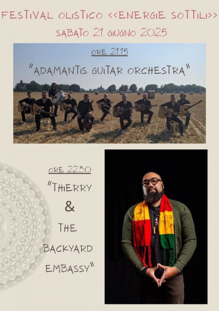 Festival Olistico Energie Sottili – Thierry & The Backyard Embassy in concerto Festival Olistico Energie Sottili – Thierry & The Backyard Embassy in concerto