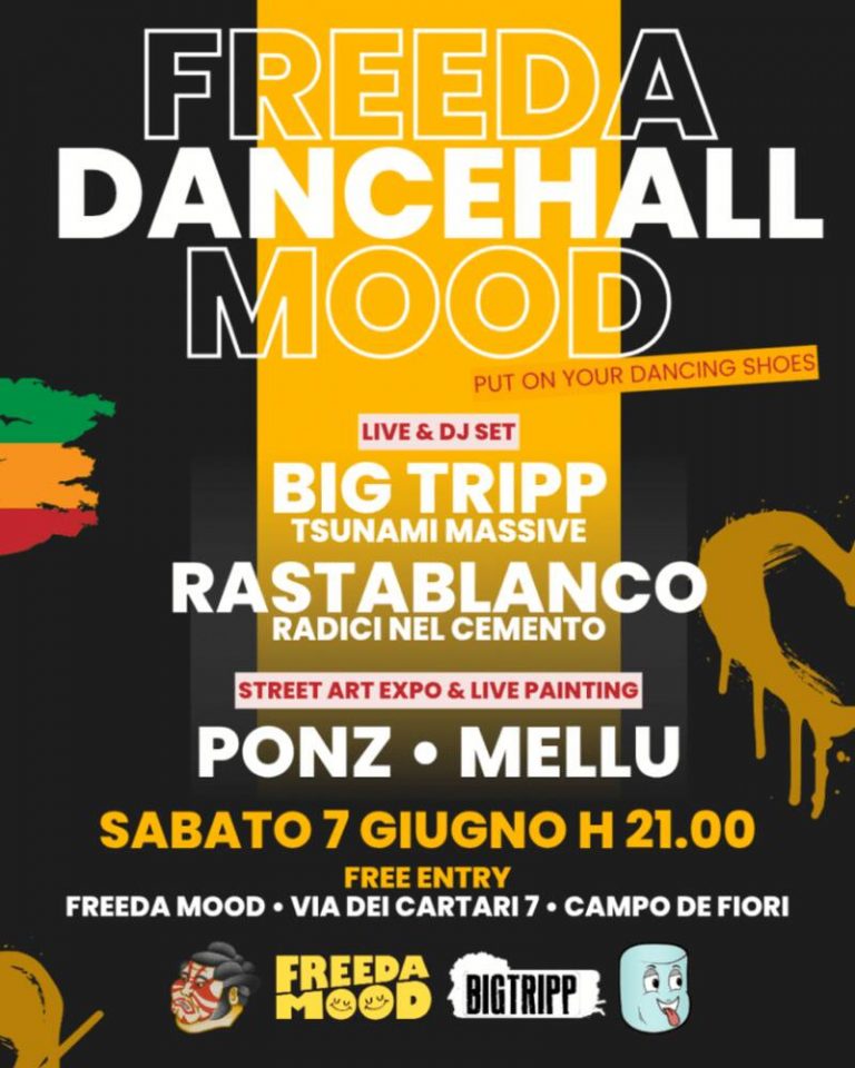 Freeda Dancehall Mood w/ Big Tripp e Rastablanco Freeda Dancehall Mood w/ Big Tripp e Rastablanco