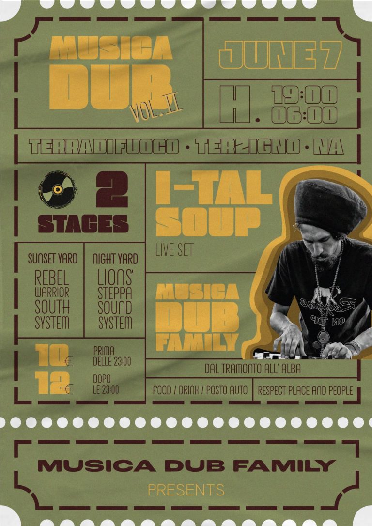 I-Tal SOUP *Vesuvio Area* by Musica Dub Family I-Tal SOUP *Vesuvio Area* by Musica Dub Family