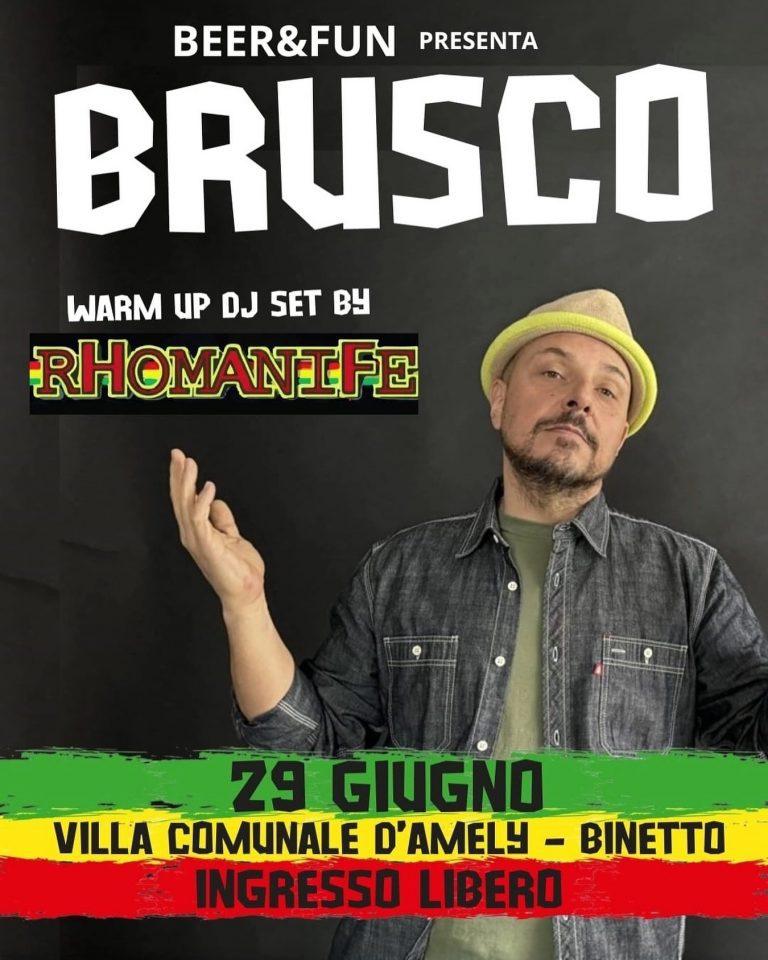 RHOMANIFE + BRUSCO alla festa della birra Beer&Fun